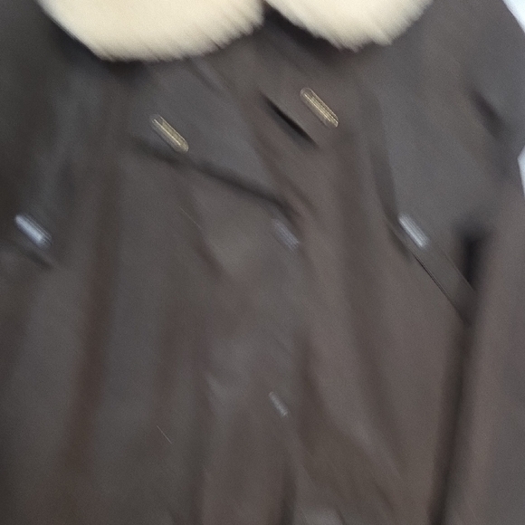 Outback trading company, brown oil skin duster with wool liner men's XL - Picture 5 of 16